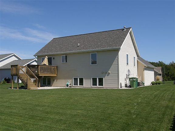 Outside Rear/South Side (new composite deck not shown)