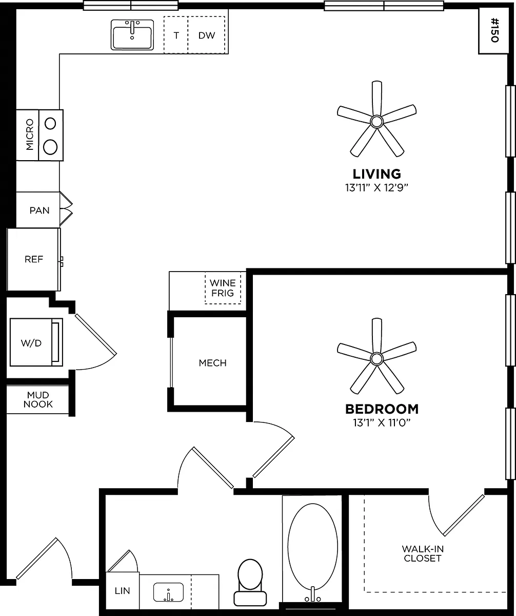 Floor plan 1I