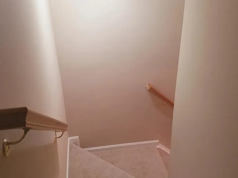 Stair area to finished basement