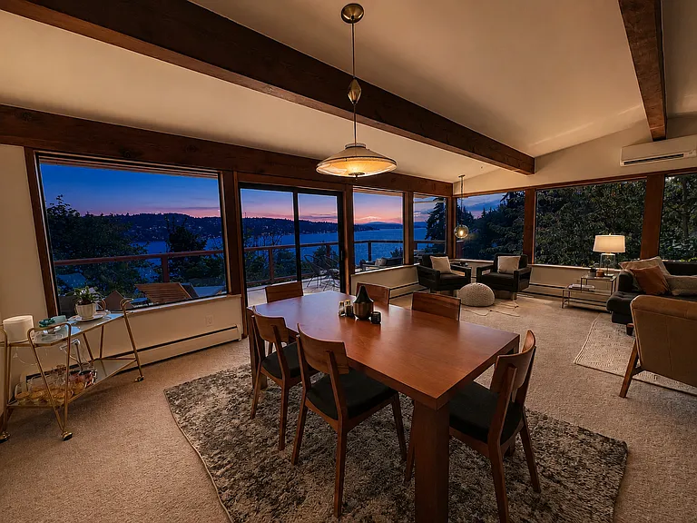 Perched above Lake Washington with incredible easterly views.