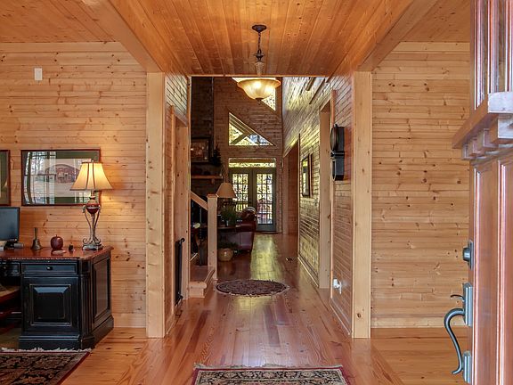 The two-story foyer makes a grand first impression