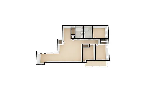 Floor plan Three Bedroom
