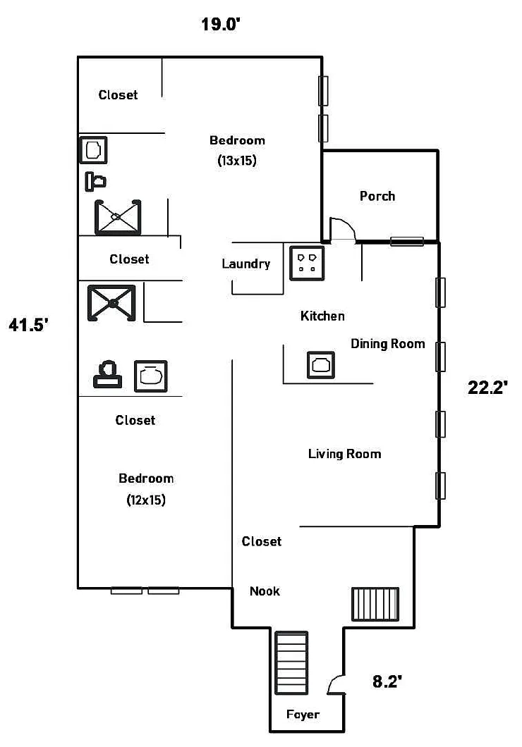 Floor plan THE COOPER