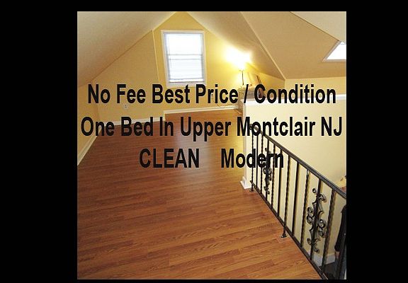 rental one bedroom parking laundry upper montclair nj