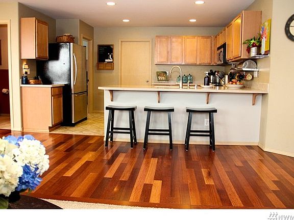 Eat in the updated kitchen