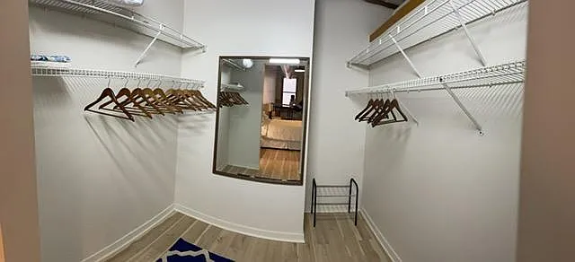 Walk in closet and storage