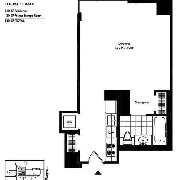 225 East 34 Street, New York, NY, 10016 photo #1 of 2: image of floorplan
