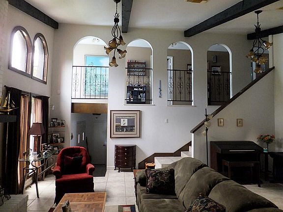Upstairs gallery from downstairs.