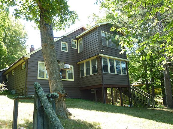 Cabin view from lake side