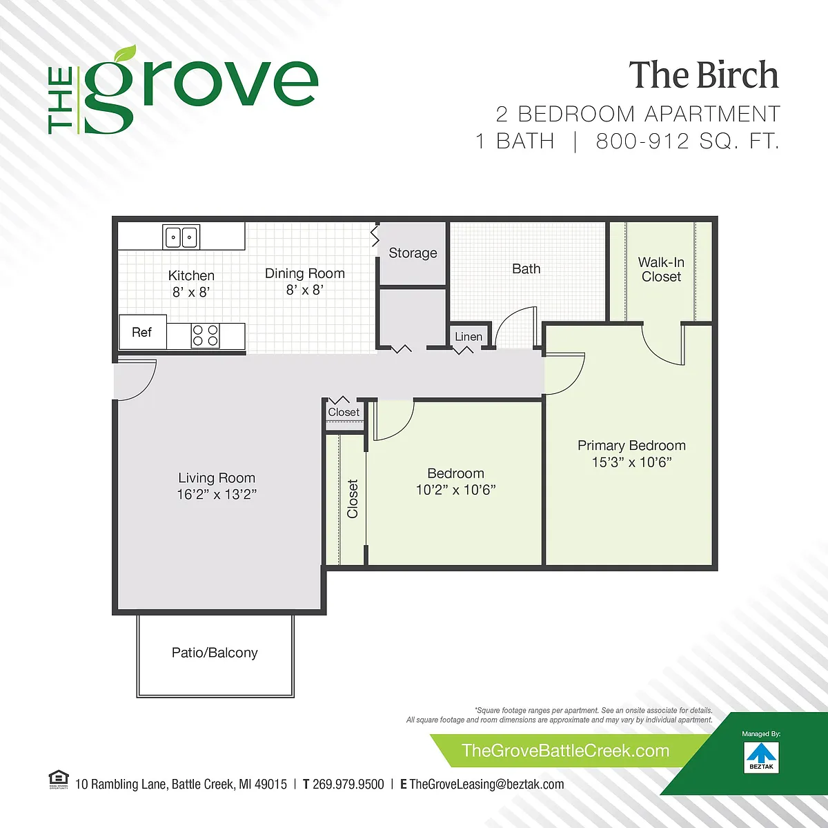Floor plan The Birch
