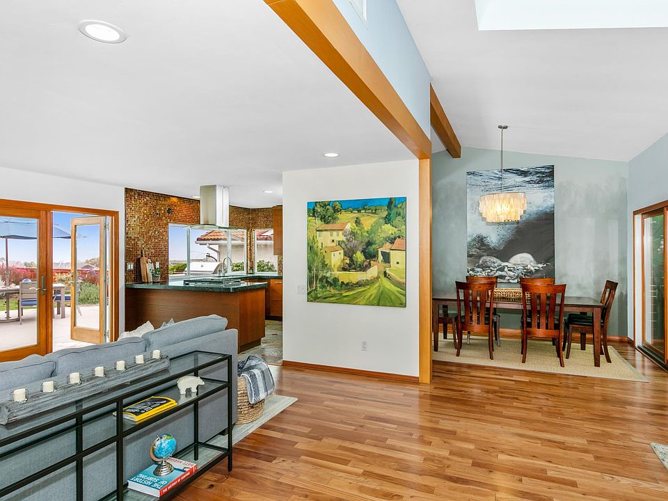 Great room with french doors to back patio