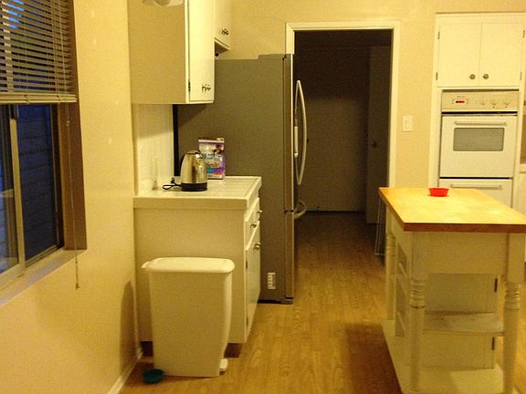 View to laundry and garage from kitchen