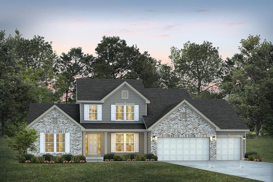 Elevation A with Brick
