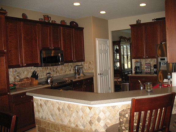 kitchen looking into dining 