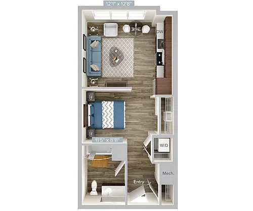Floor plan S1-523