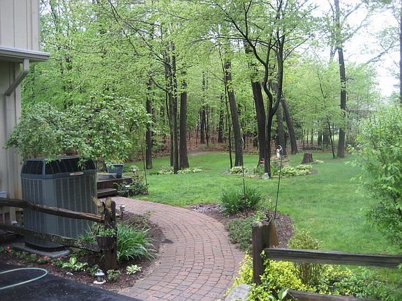 Walkway to deck/backyard