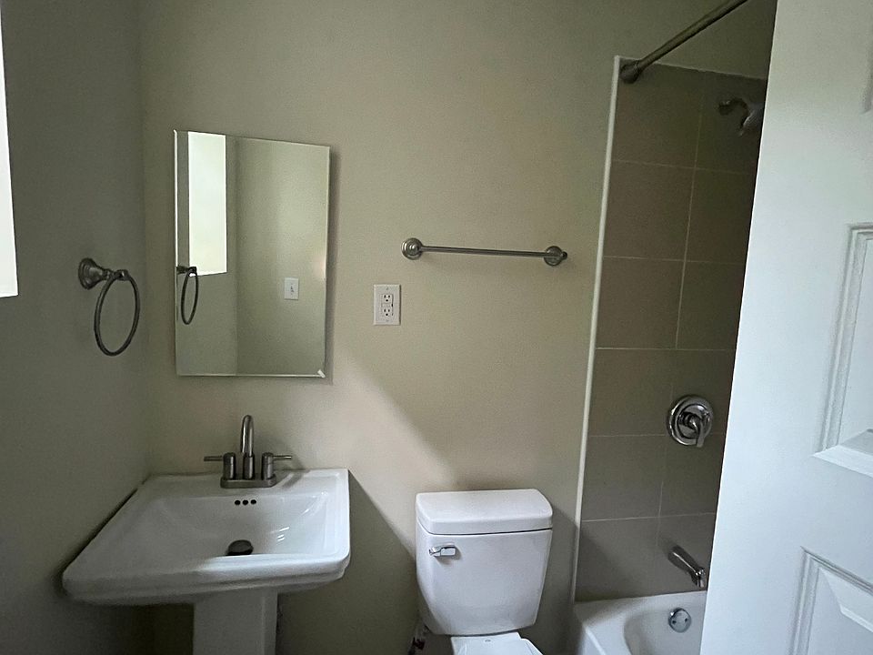 Bathroom with full tub