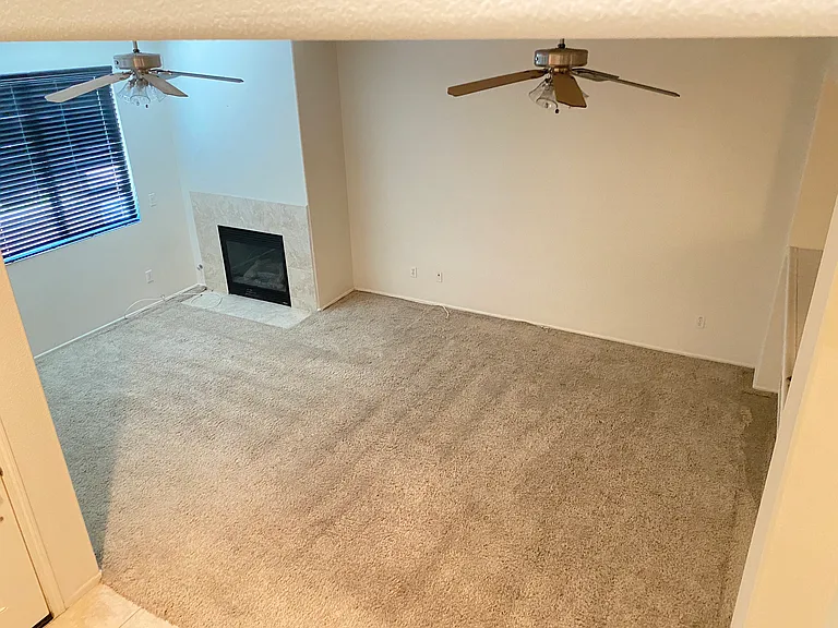 Open Living and Dining Area