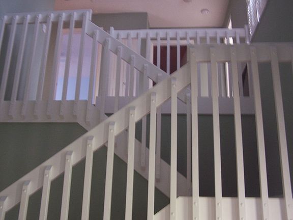 Stairway to upper bedrooms