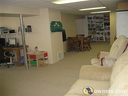 Large, nearly finished basement