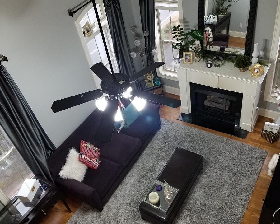 living - staged