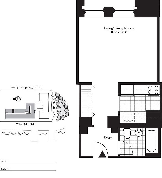1st image of 1 West St APT 3213
