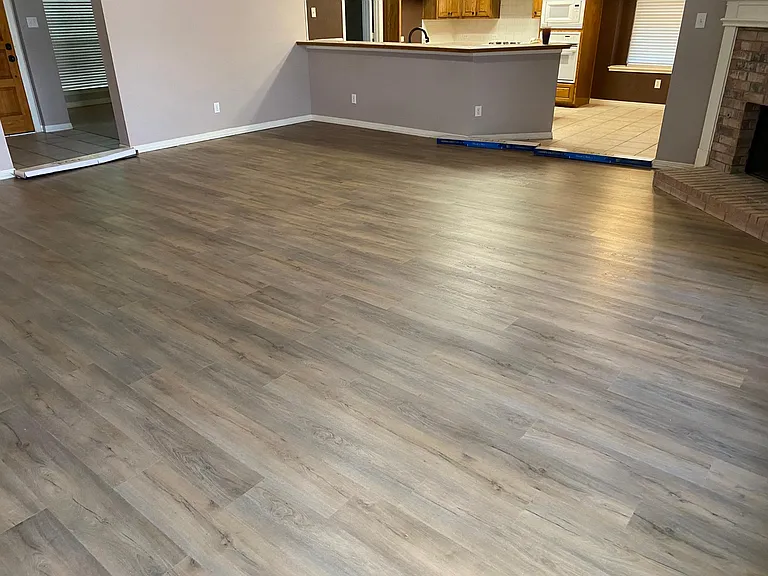 Brand new SPC flooring in the Family Room