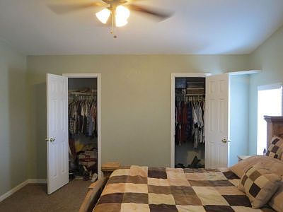 Master Bedroom His and Hers closets