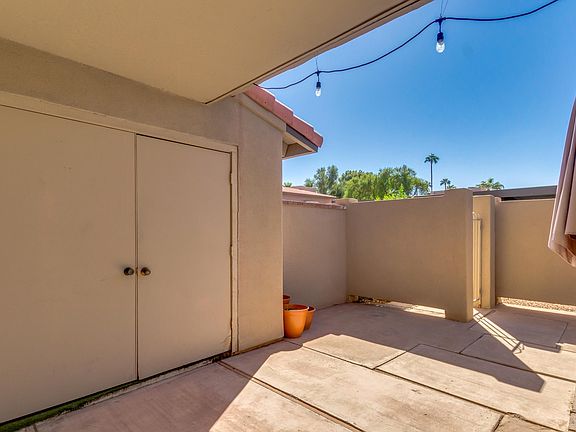 Back patio storage closet