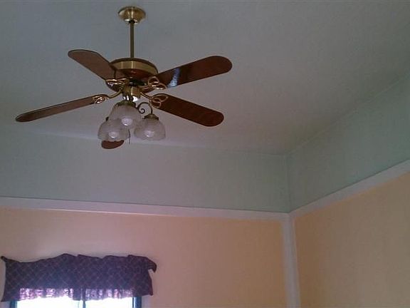 High ceilings in the front room