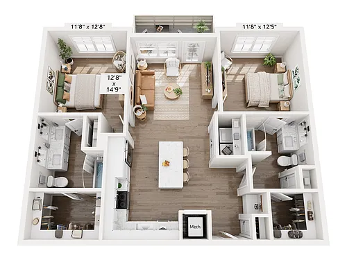 Floor plan B2