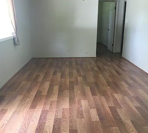 living room with new flooring (2018)