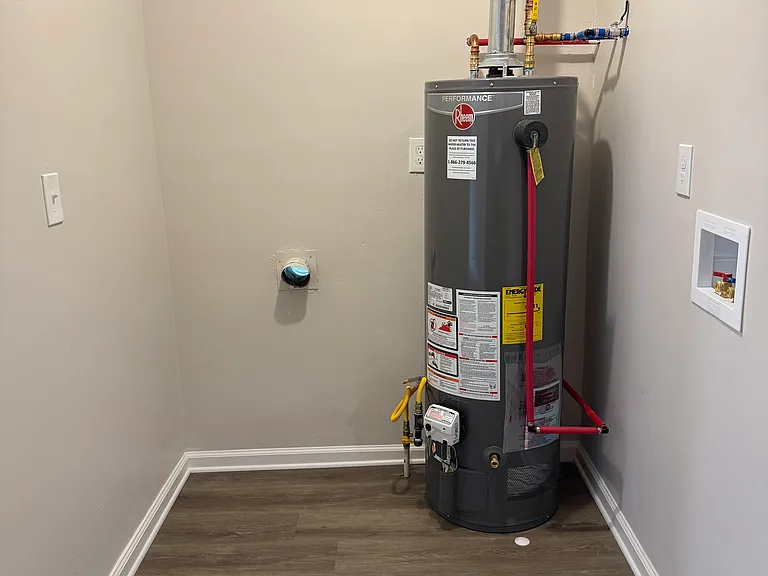 Laundry - NEW water heater