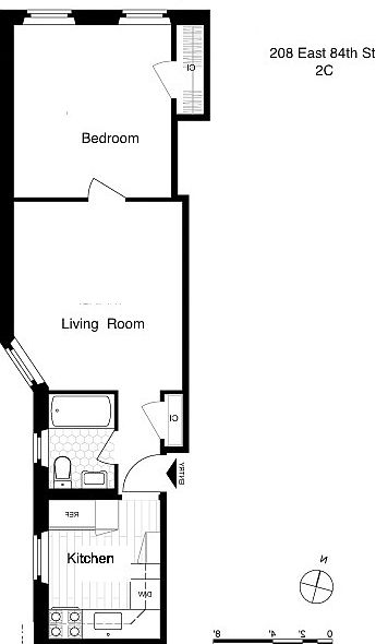 2nd image of 208 E 84th St APT 2C