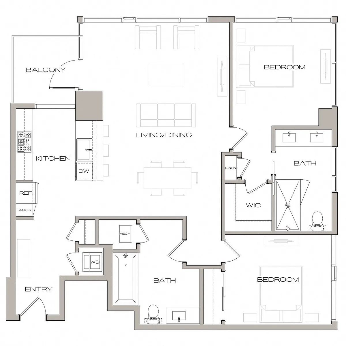 Floor plan B3