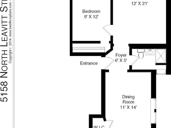 3rd image of 5158 N Leavitt St APT Gdn
