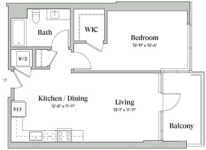 Floor plan B1c