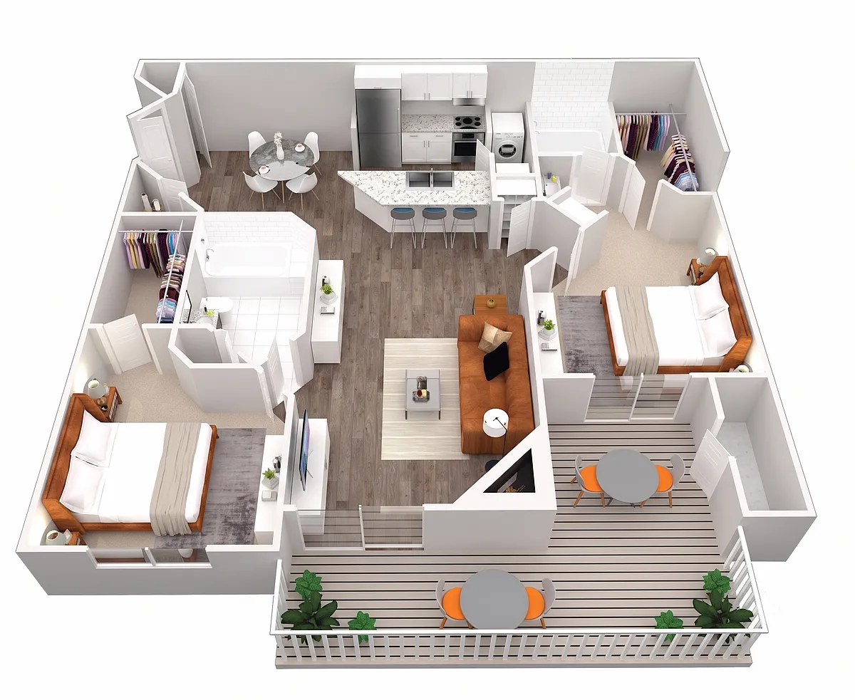 Floor plan The Boulevard-Premium