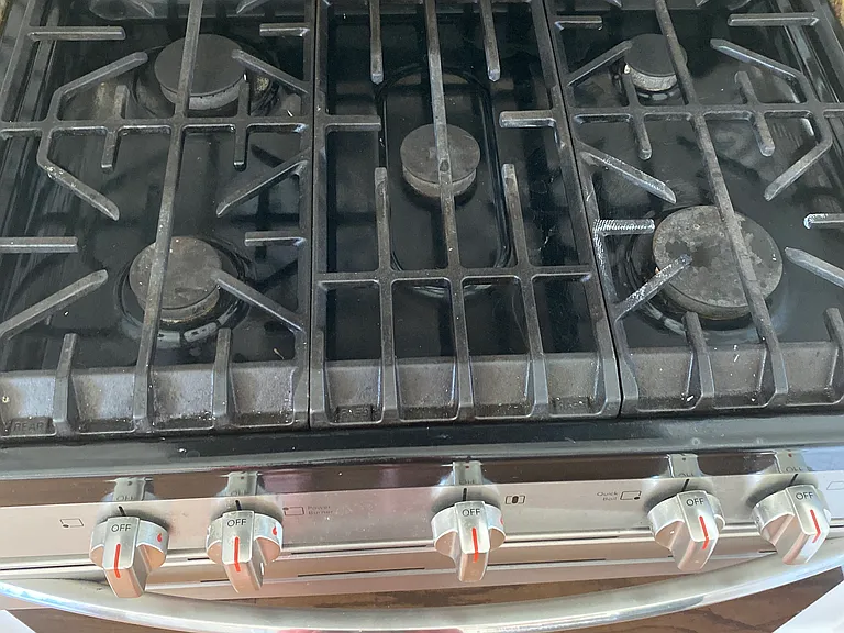 5 burner gas stove