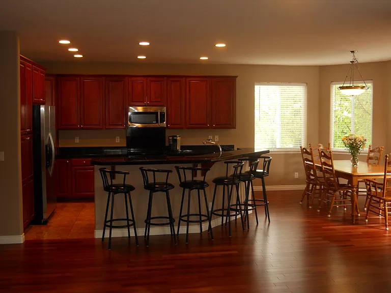 Family room to kitchen and nook