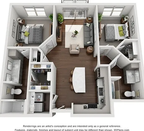 Two Bedroom Two Bedroom