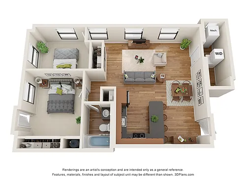 Floor plan 302