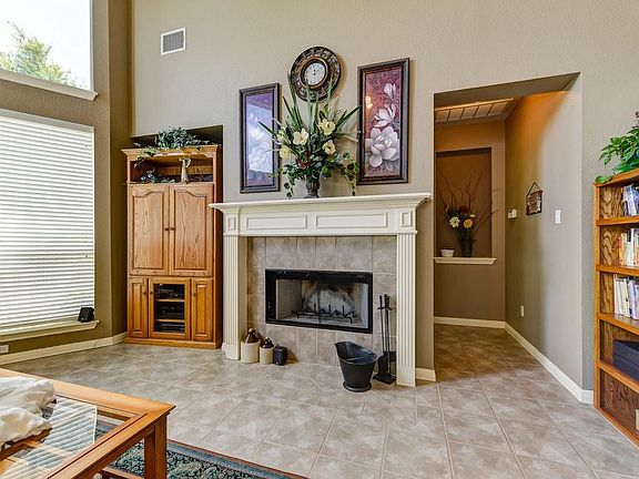 Stone Fireplace