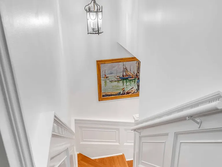 Stairwell from first floor to second floor.