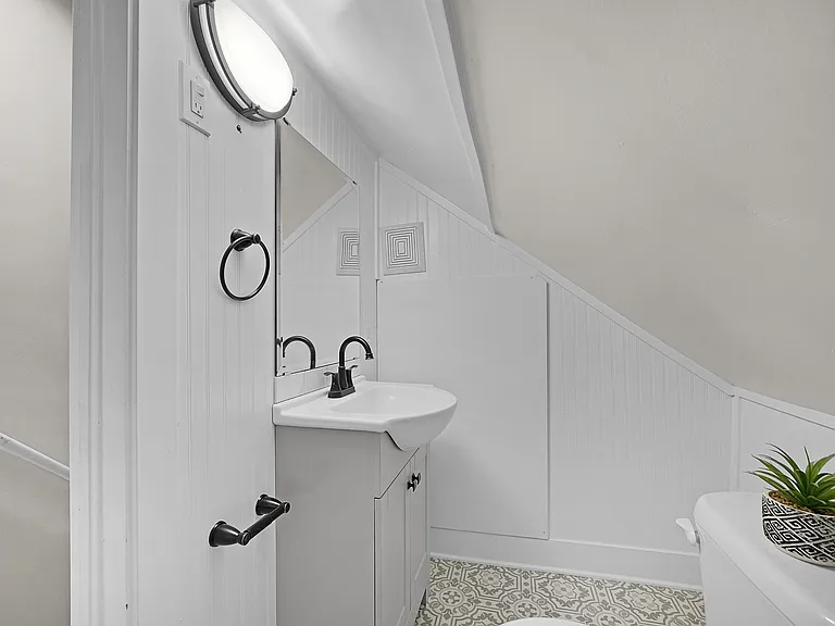 Upstairs Half Bath