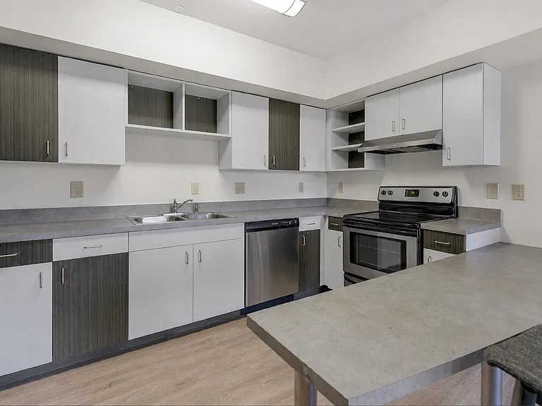Tons of storage and counter space in your modern kitchen!