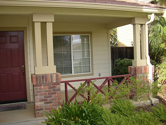 Inviting front porch
