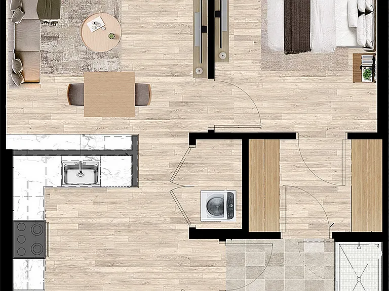 A8 - One Bedroom (2) A8 - One Bedroom (2)
