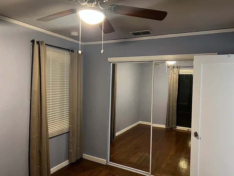 Mirrored closet doors