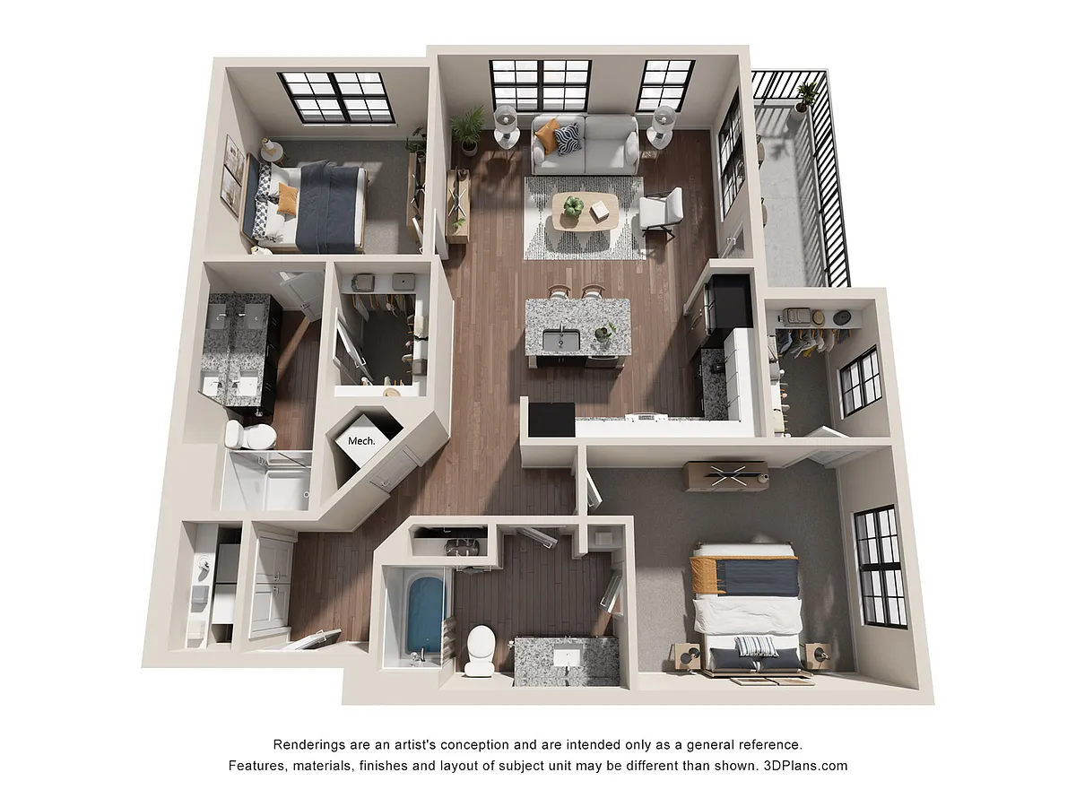 Floor plan B3